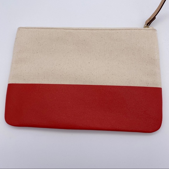 KATE SPADE Eat Cake for Breakfast Red Orange Pouch - Picture 4 of 5